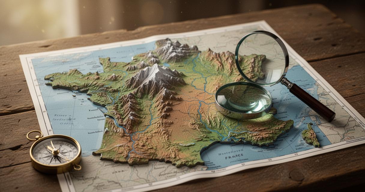 Comment utiliser une carte de France détaillée avec légende pour planifier votre voyage régional